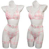 Barbie Film Damen Sexy Kostüm Set Barbie 2023 Cosplay Halloween Karneval Outfits